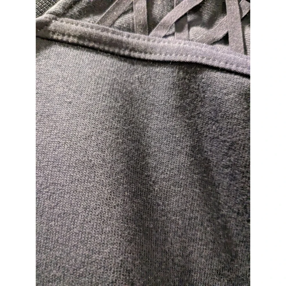 Nike Dri-FIT Oversized Fit Training Sweatshirt Womens Small Navy Blue Top‎